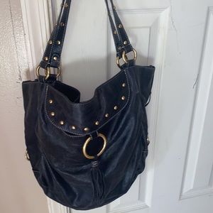 Fossil New Shoulder Bag W/studded straps